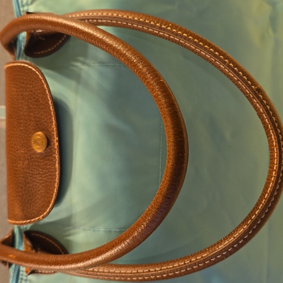 Longchamp Nylon Bag In Aqua Green - Picture 6 of 12